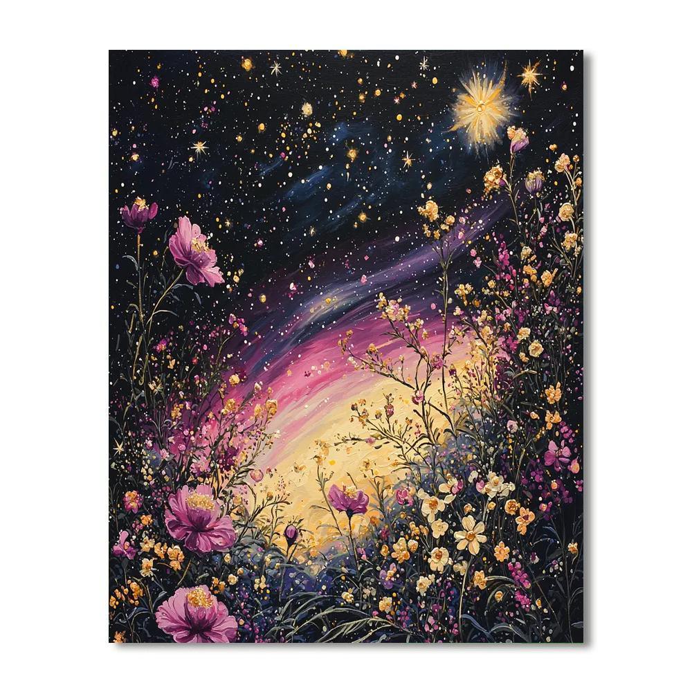Salvador Dalí Inspired Cosmic Blooms  Paint By Numbers