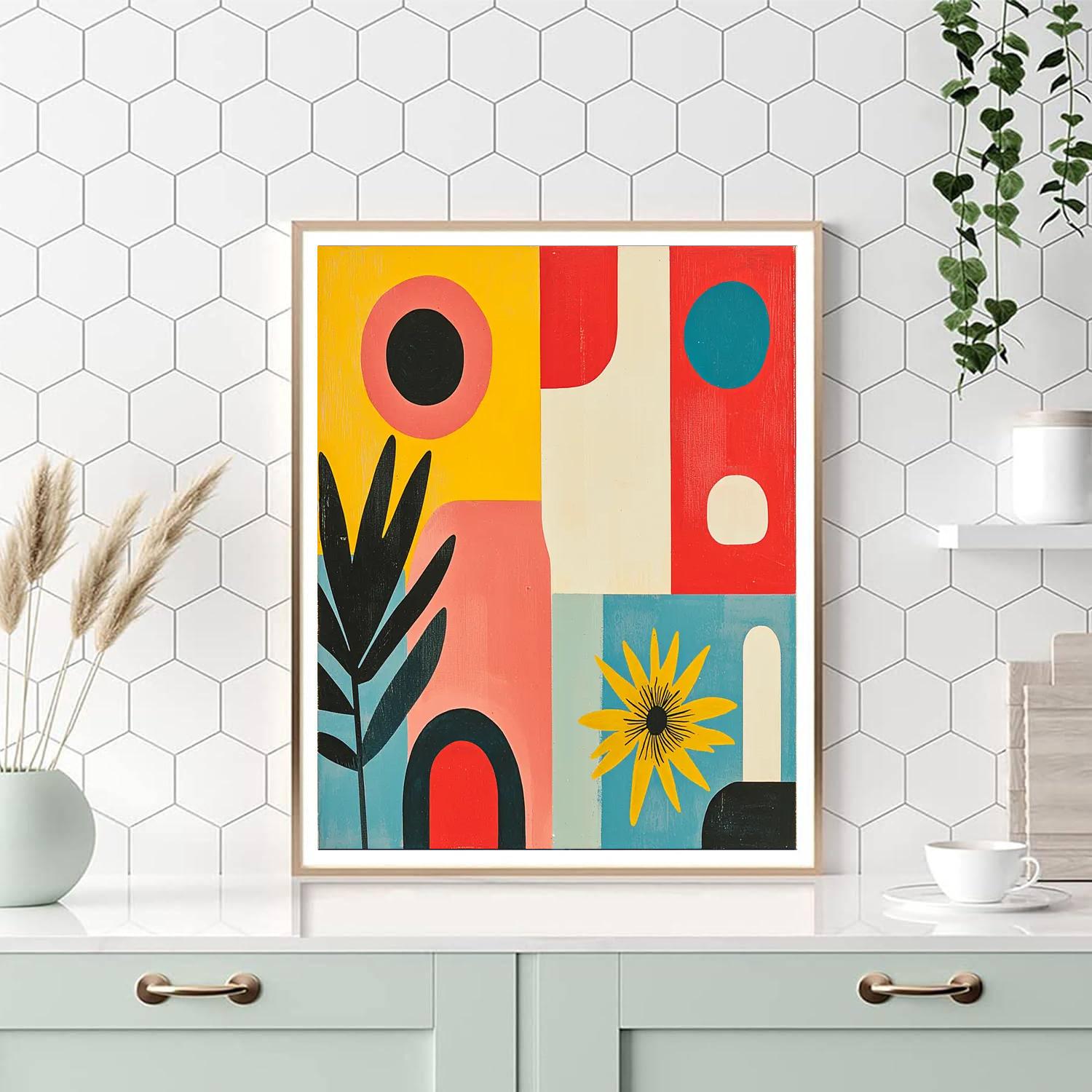 Joan Miró Inspired Ebullient Expressions  Paint By Color