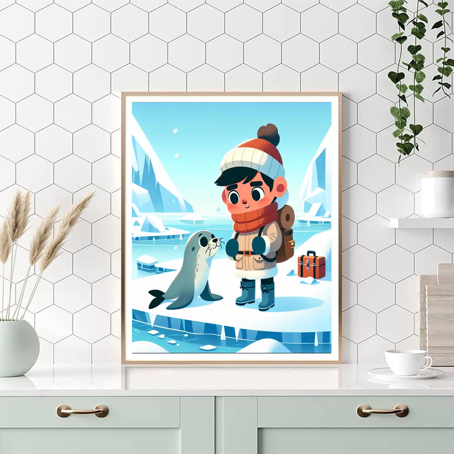 Arctic Adventure Voyage Paint By Numbers Art