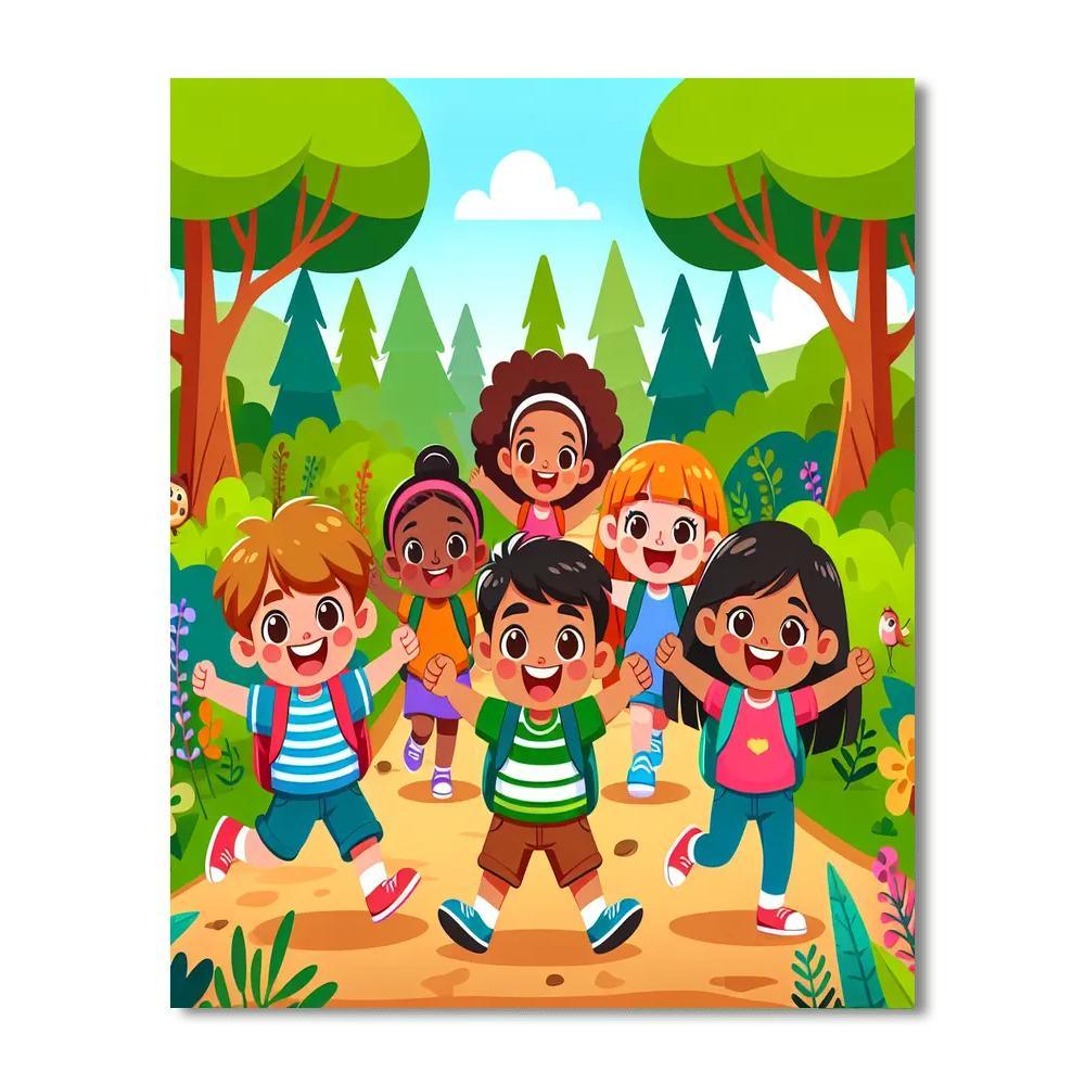 Adventurous Nature Trail Paint By Color
