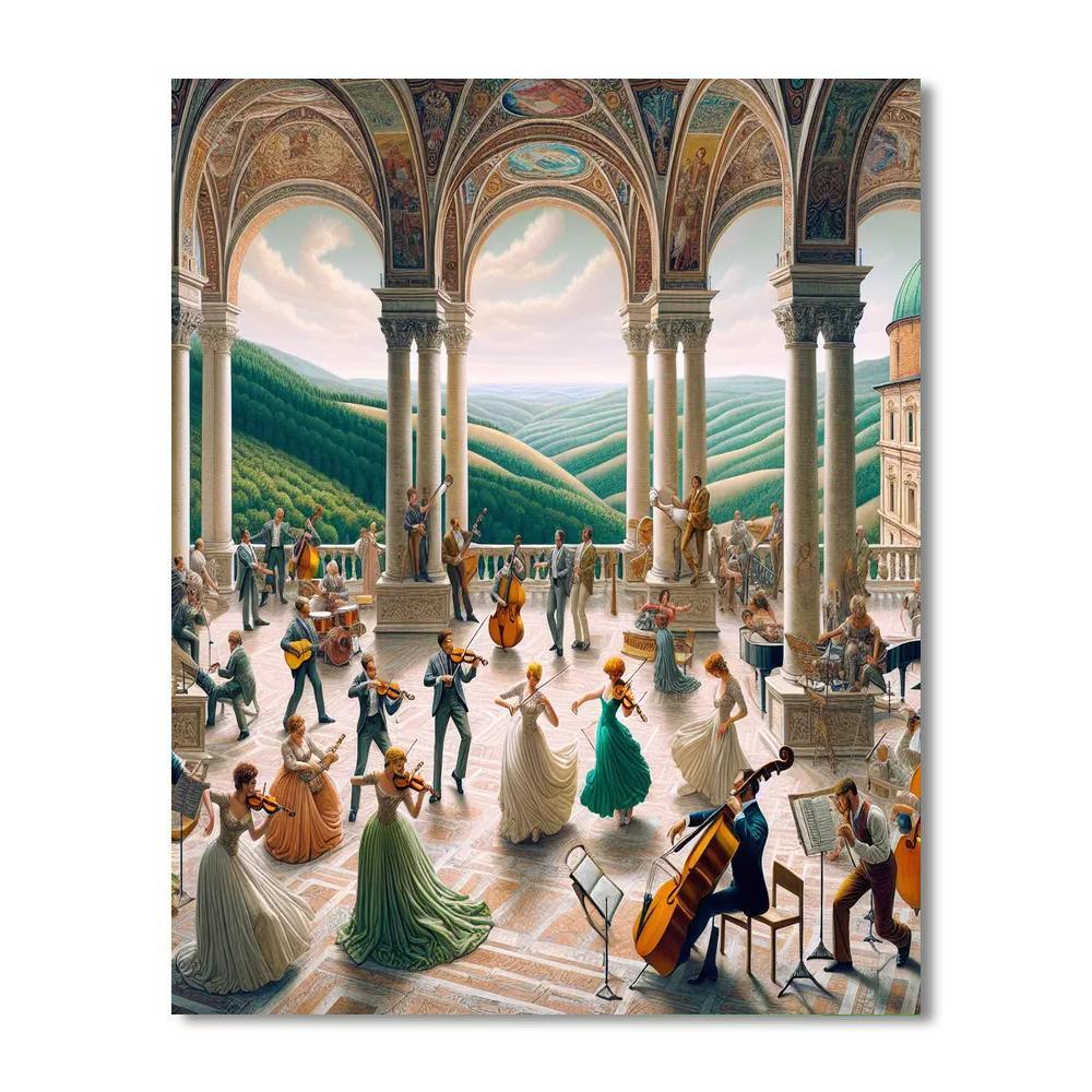 Spoleto Festival - Italy Paint By Color