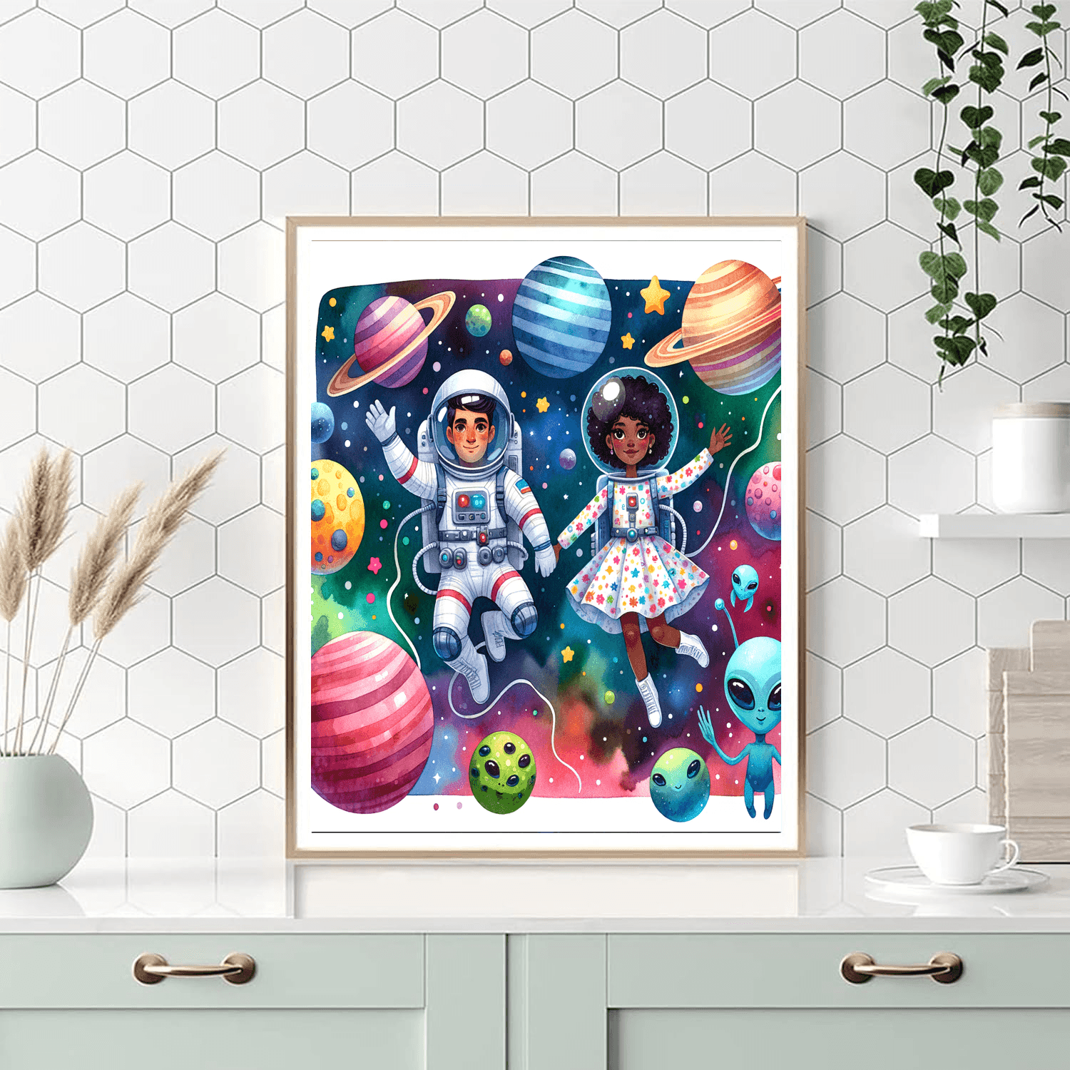 Adventurous Space Pioneers Paint By Numbers Kits