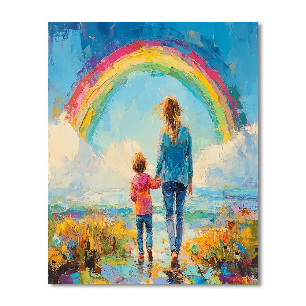 Rainbow Daydreams DIY Paint By Numbers
