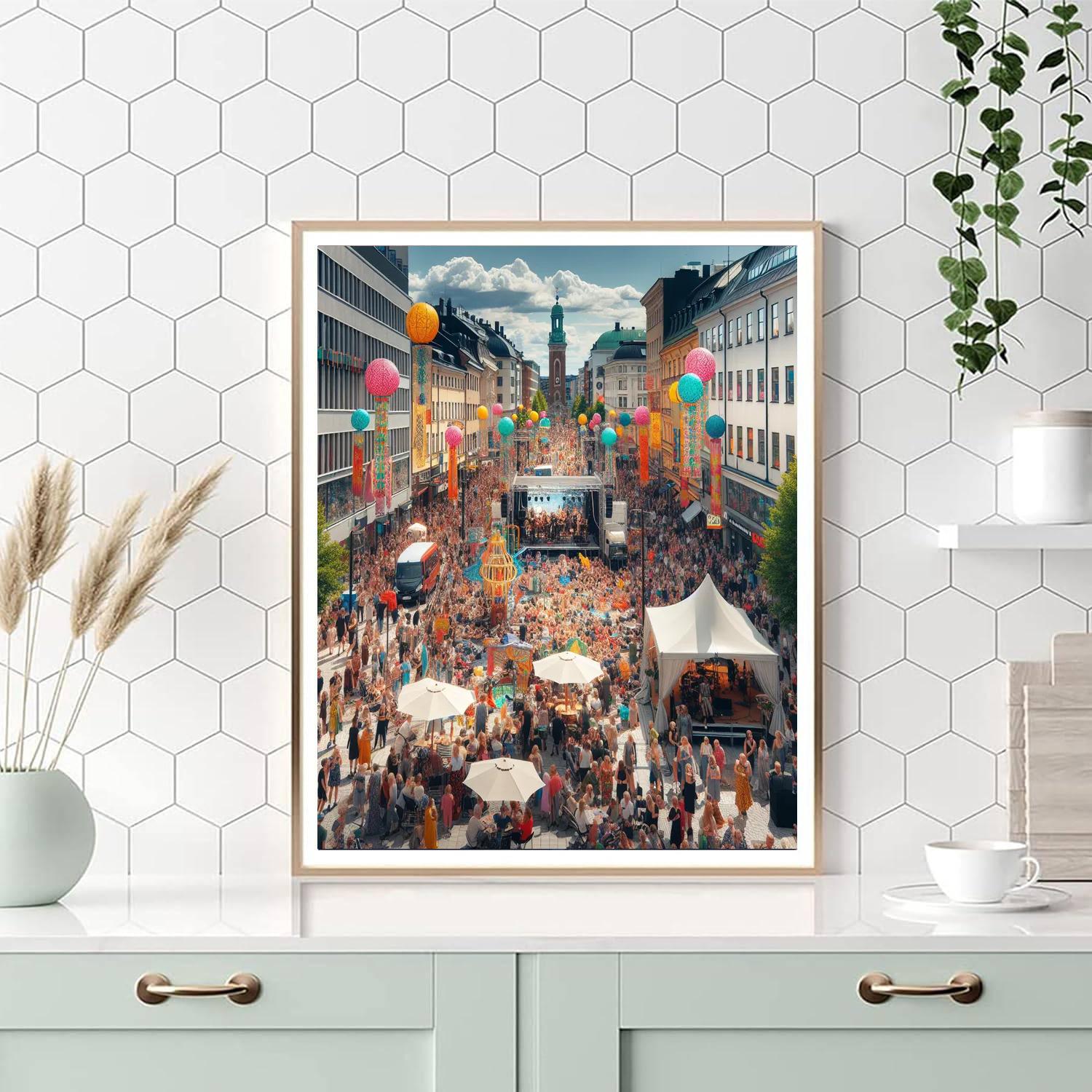 Gothenburg Culture Festival - Sweden DIY Paint By Numbers