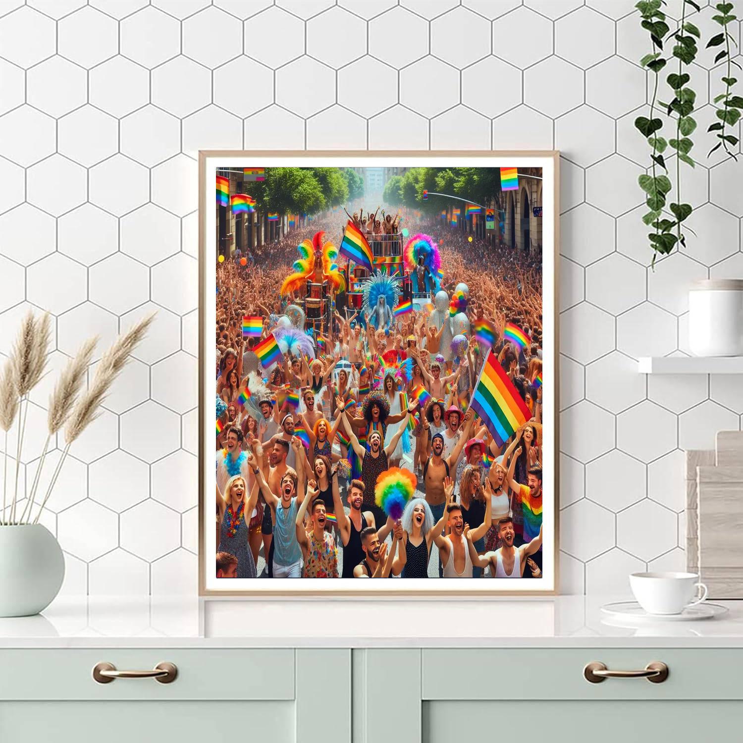 Pride Parade - World Paint By Numbers Kits