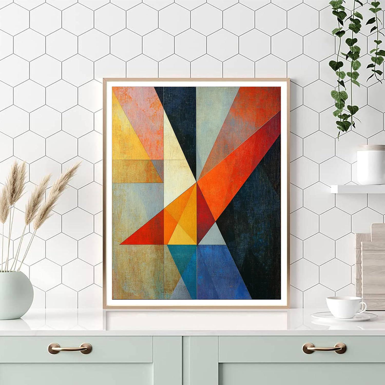 Kazimir Malevich Inspired Balance Of Opposites  Paint By Color