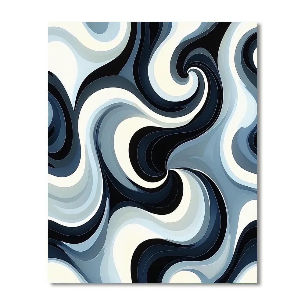 M.C. Escher Inspired Infinite Whirls  Paint By Numbers