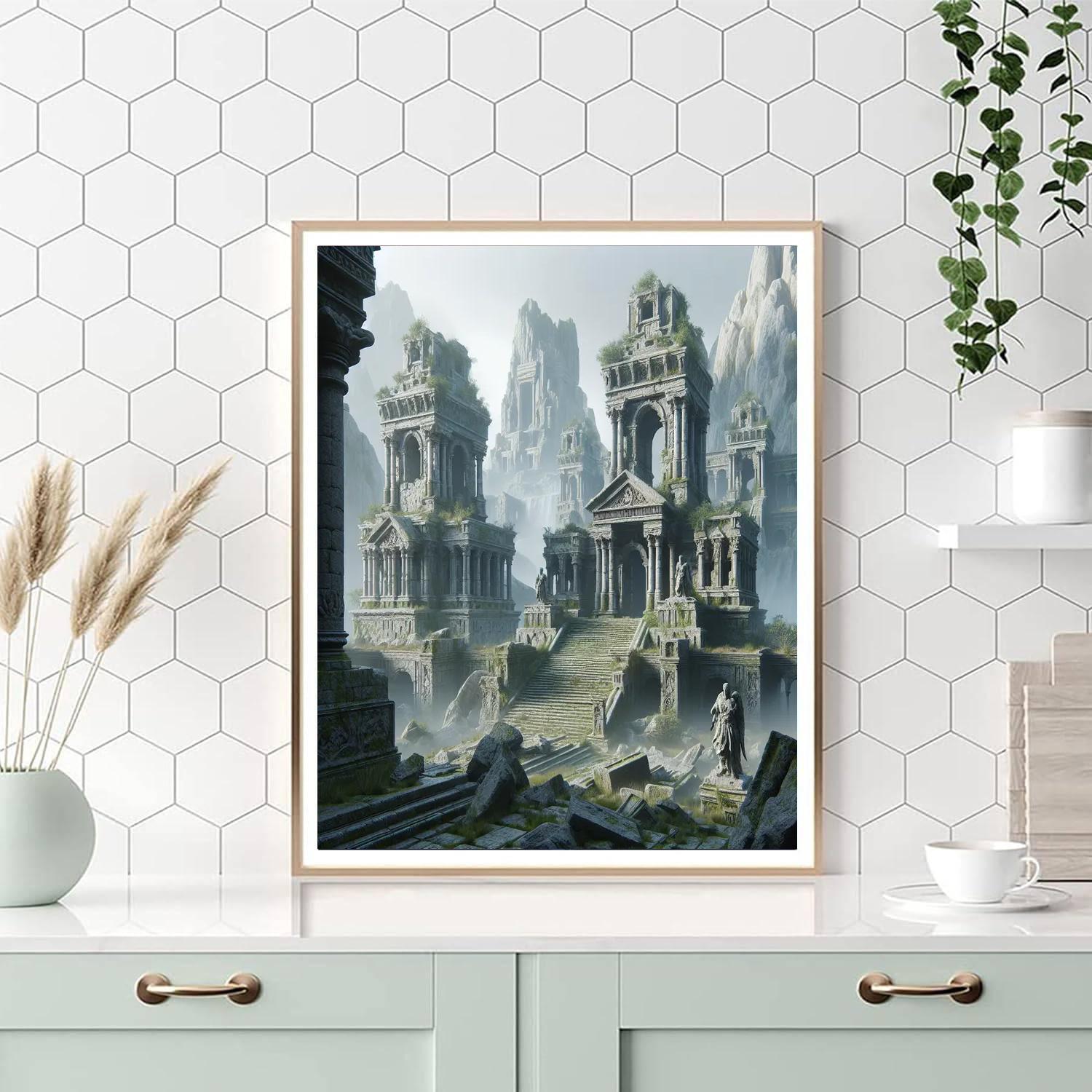 Ancient Ruins Expedition Paint By Number