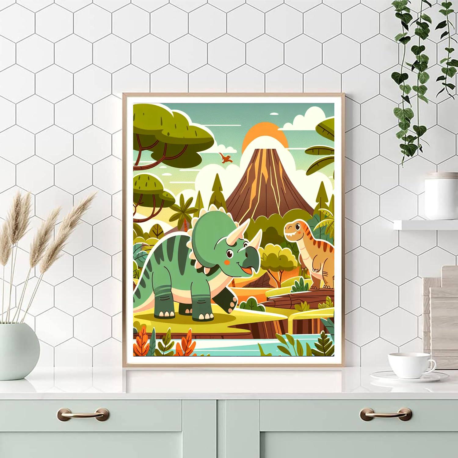 Ancient Jungle Expedition DIY Paint By Numbers