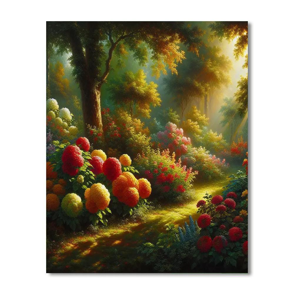 Sunlit Garden Hideaway Paint By Color
