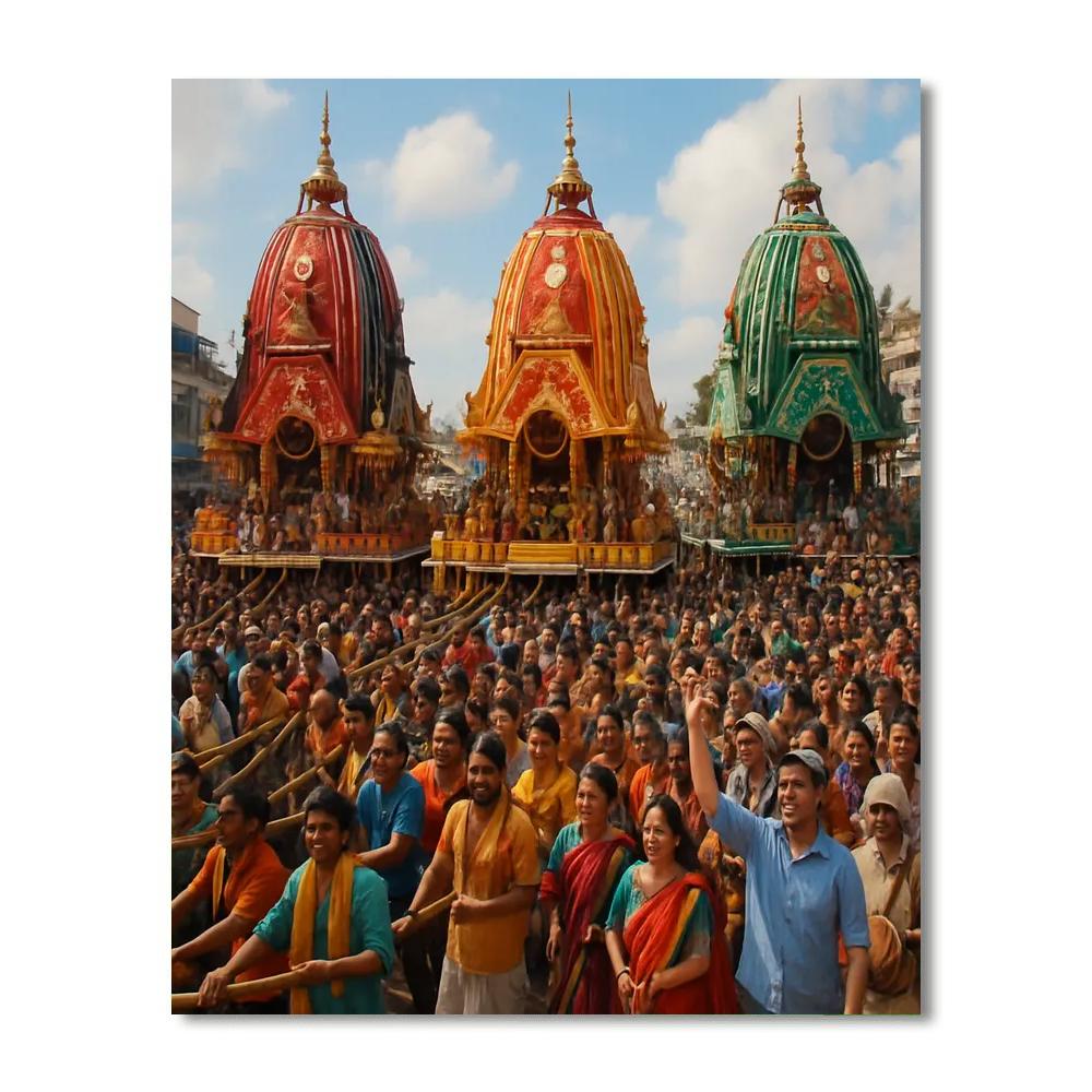 Rathayatra DIY Paint By Numbers