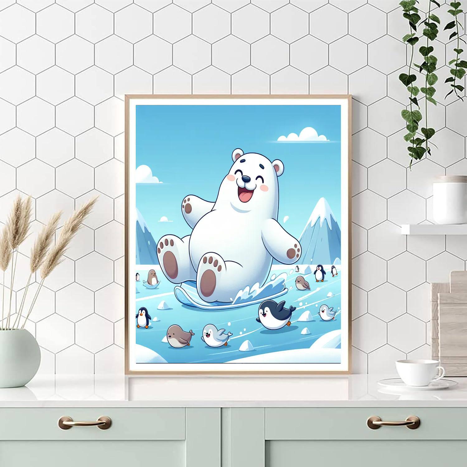 Adventures In The Arctic Painting Number Kit
