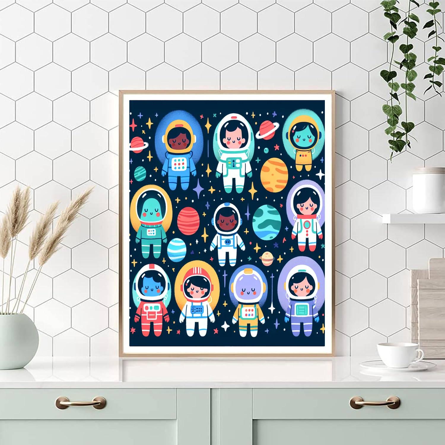Galactic Explorer Odyssey Painting By Numbers Kit
