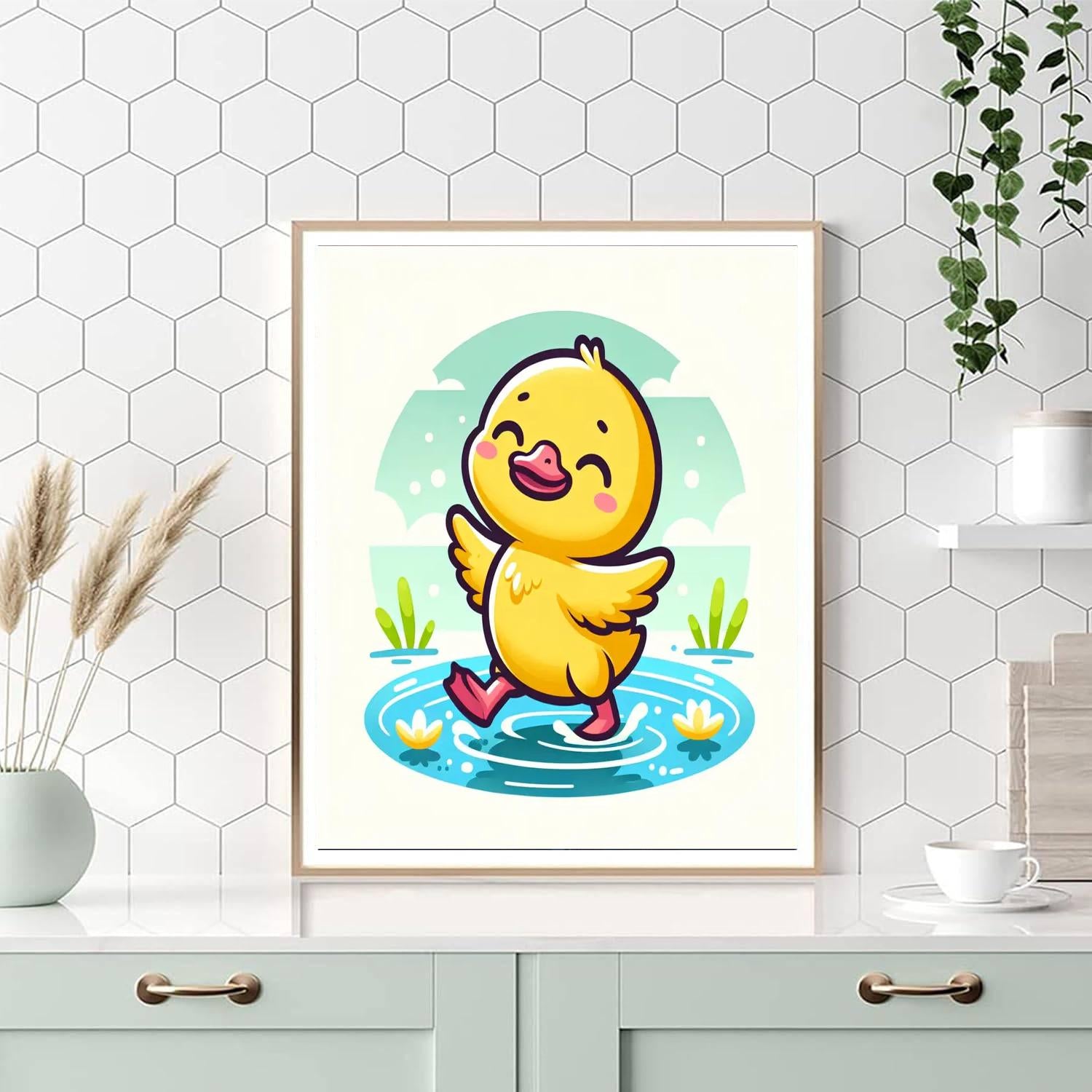 Dancing Duckling DIY Paint By Numbers