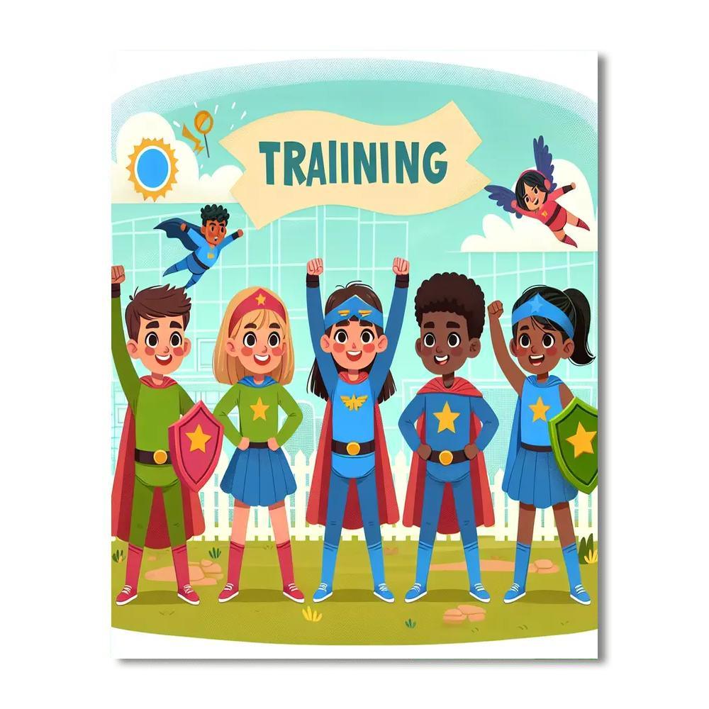 Hero's Quest Academy Painting Number Kit