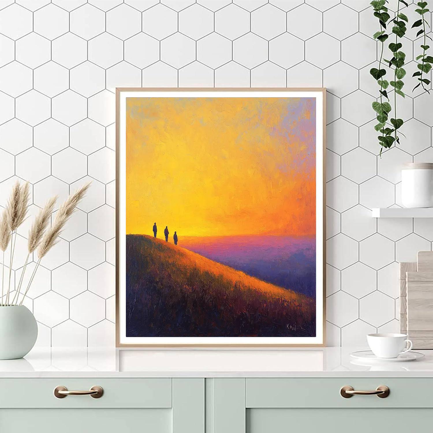 Glowing Horizons Paint By Numbers Kits
