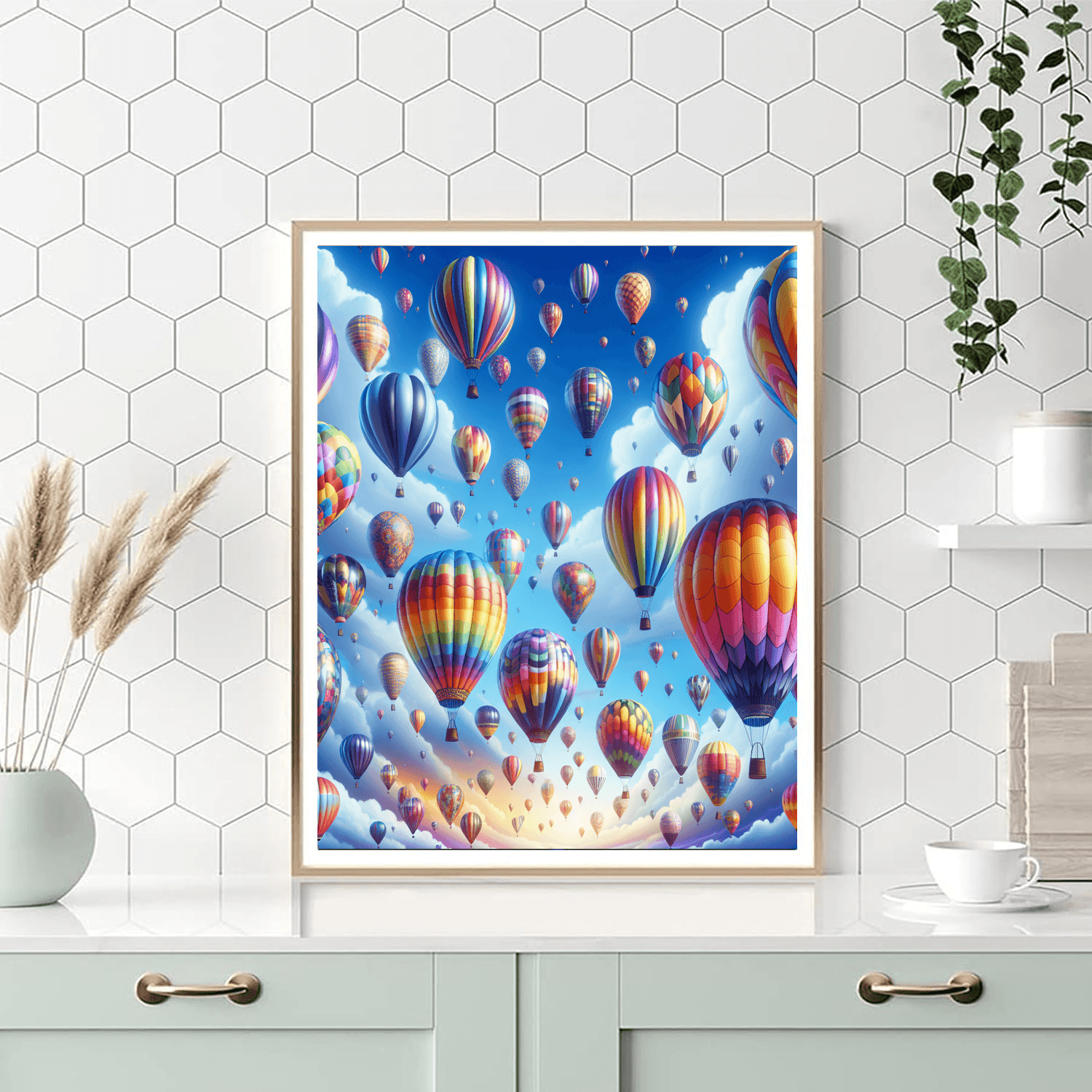 Fantasy Balloon Fiesta Paint By Numbers