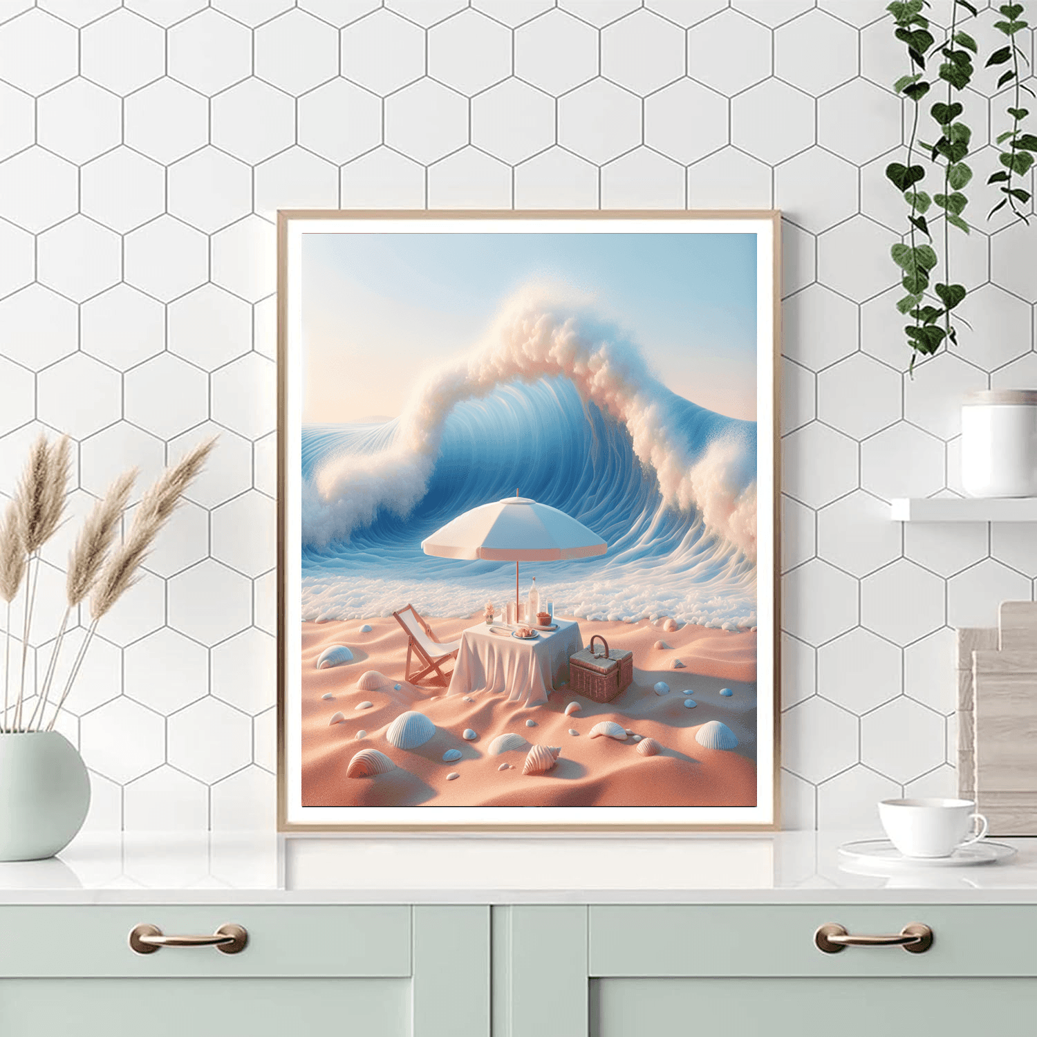 Seaside Picnic Serenity Painting By Numbers Kit