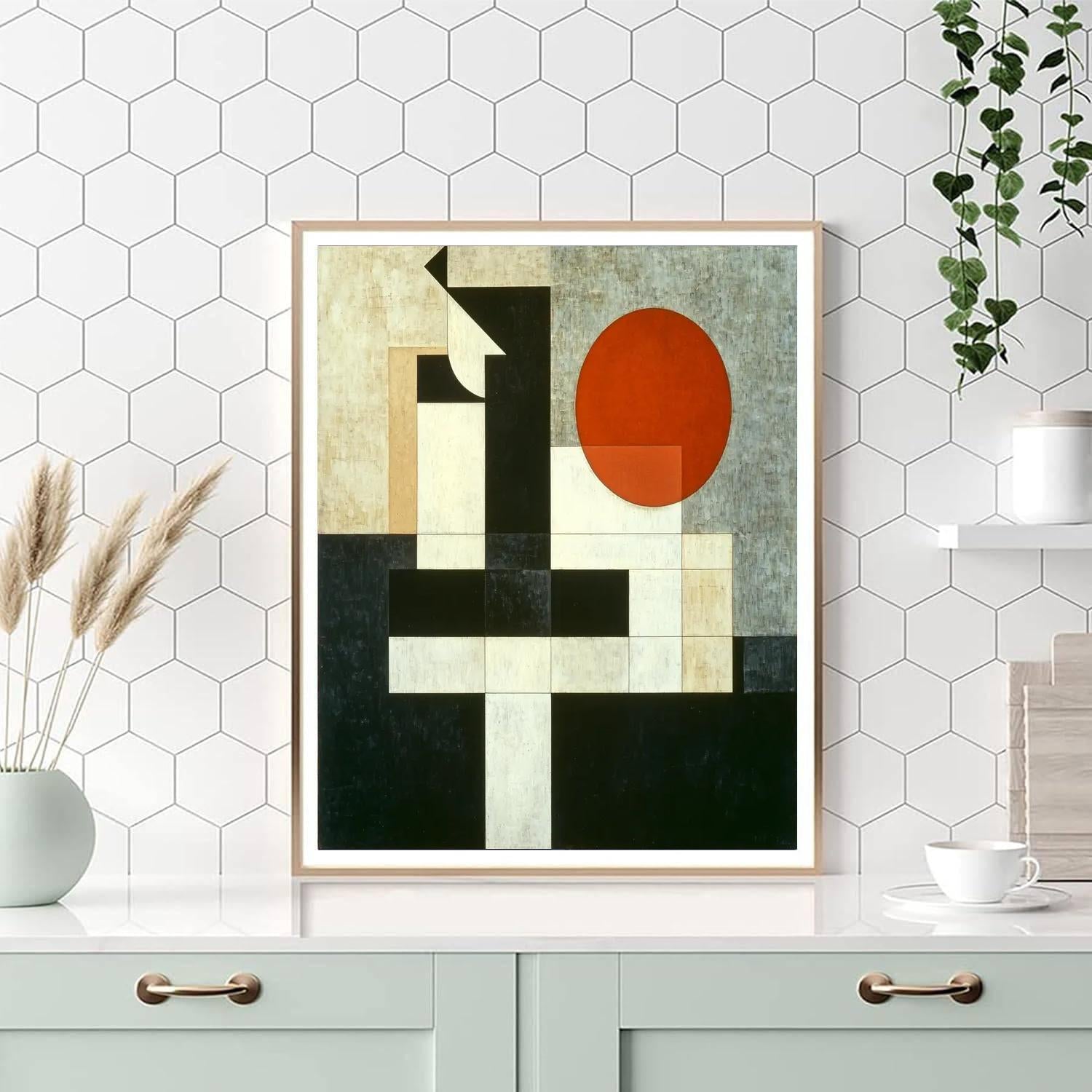 Kazimir Malevich Inspired Symbolic Dimensions  Paint By Color