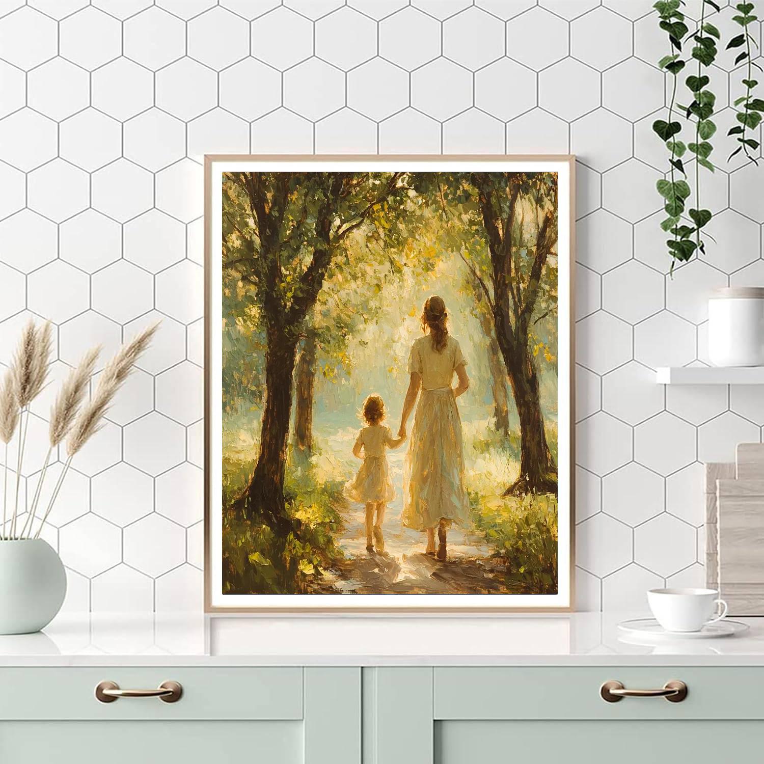 Sunlight On Shared Journeys Paint By Numbers