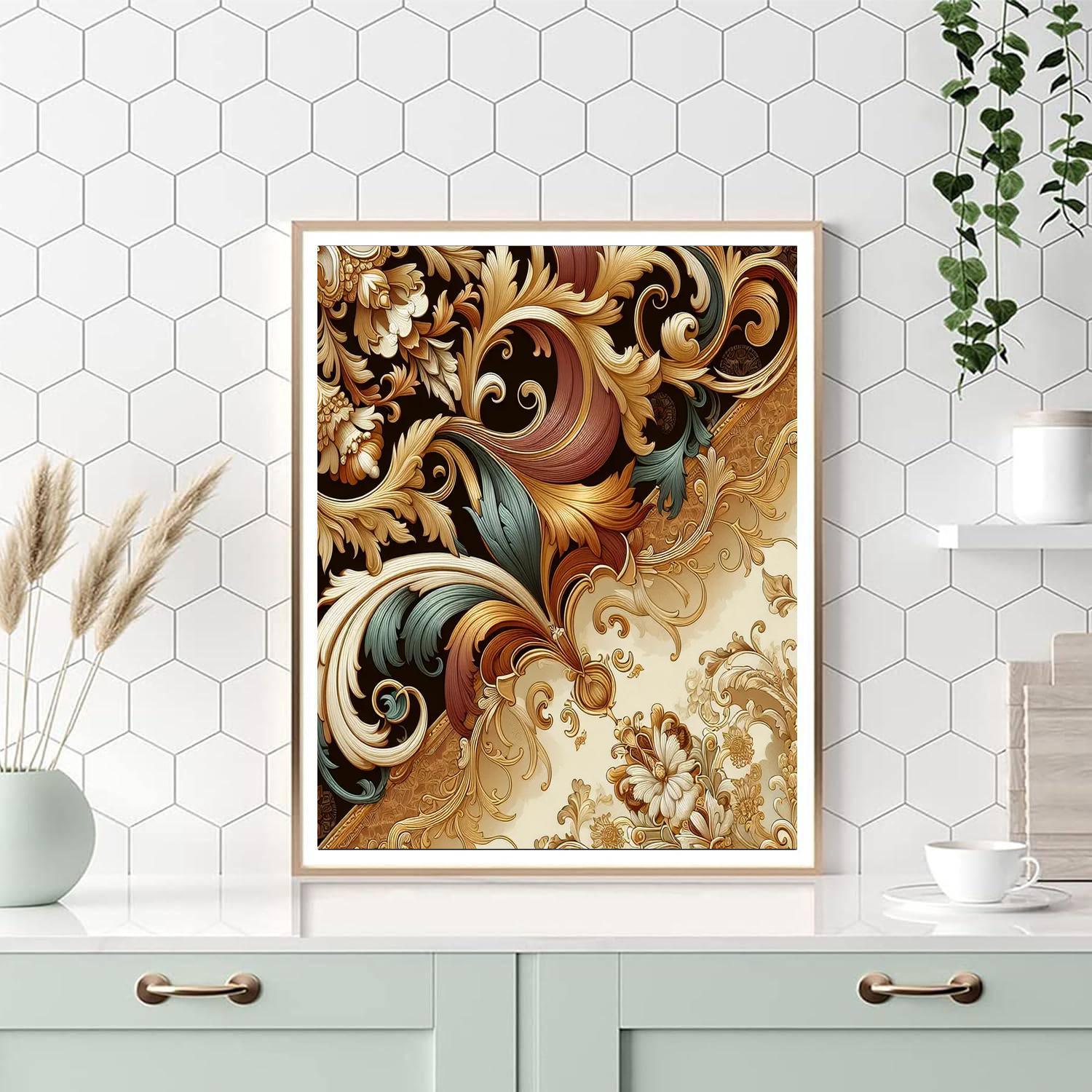 Gustav's Golden Elegance DIY Paint By Numbers