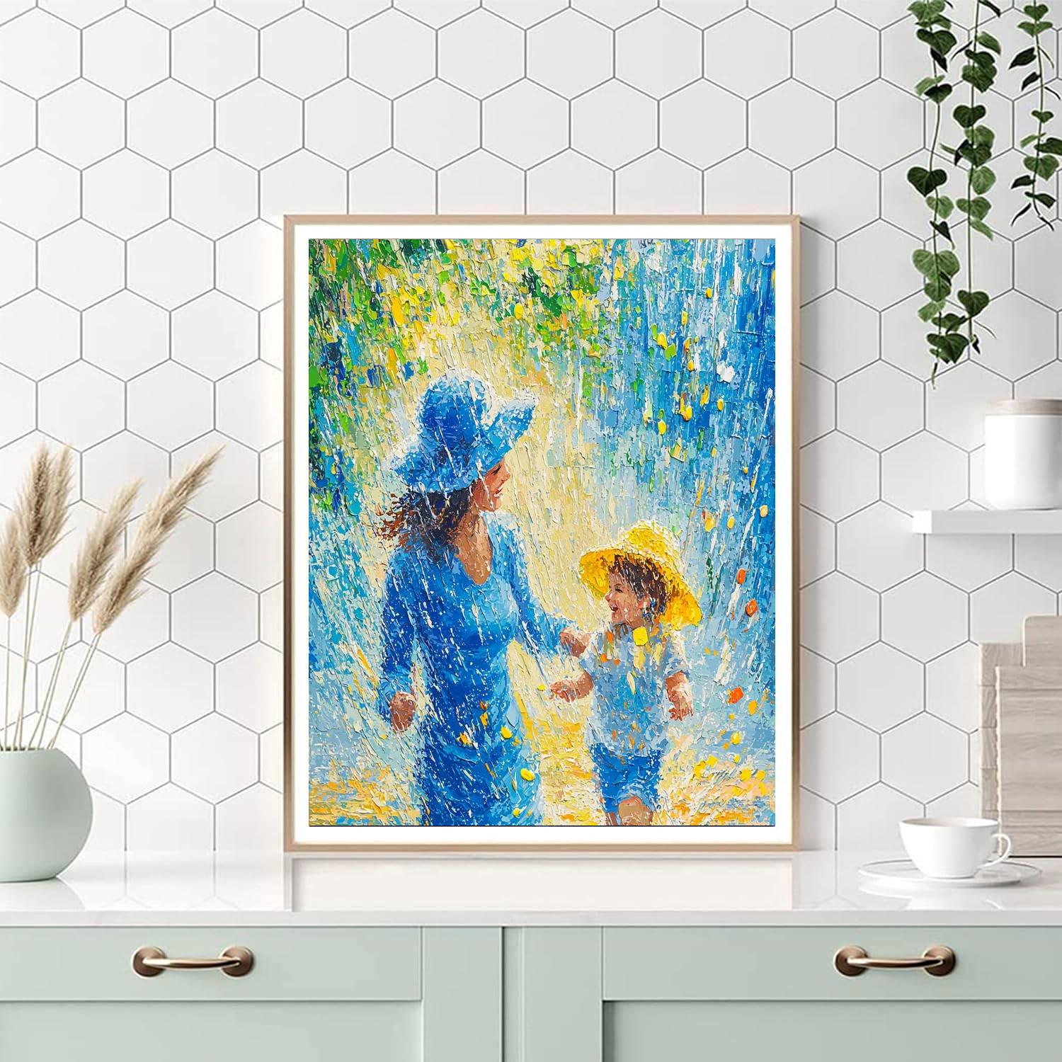 Puddle Jumping Together Paint By Numbers