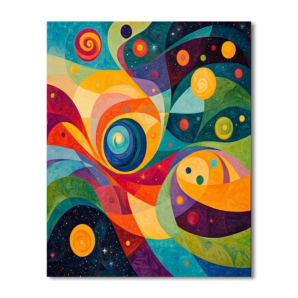 Henri Matisse Inspired The Solar Symphony  Number Painting