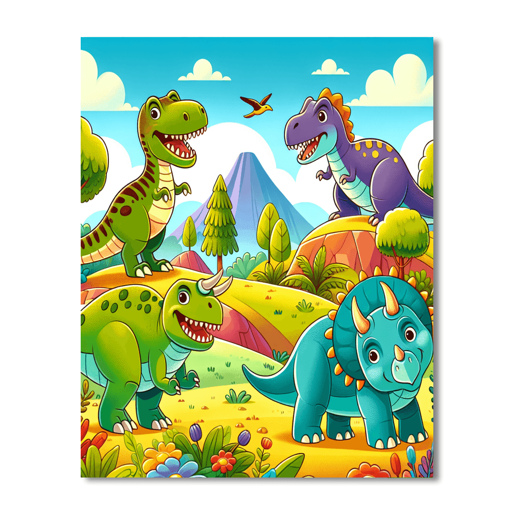 Dino Discovery Days DIY Paint By Numbers