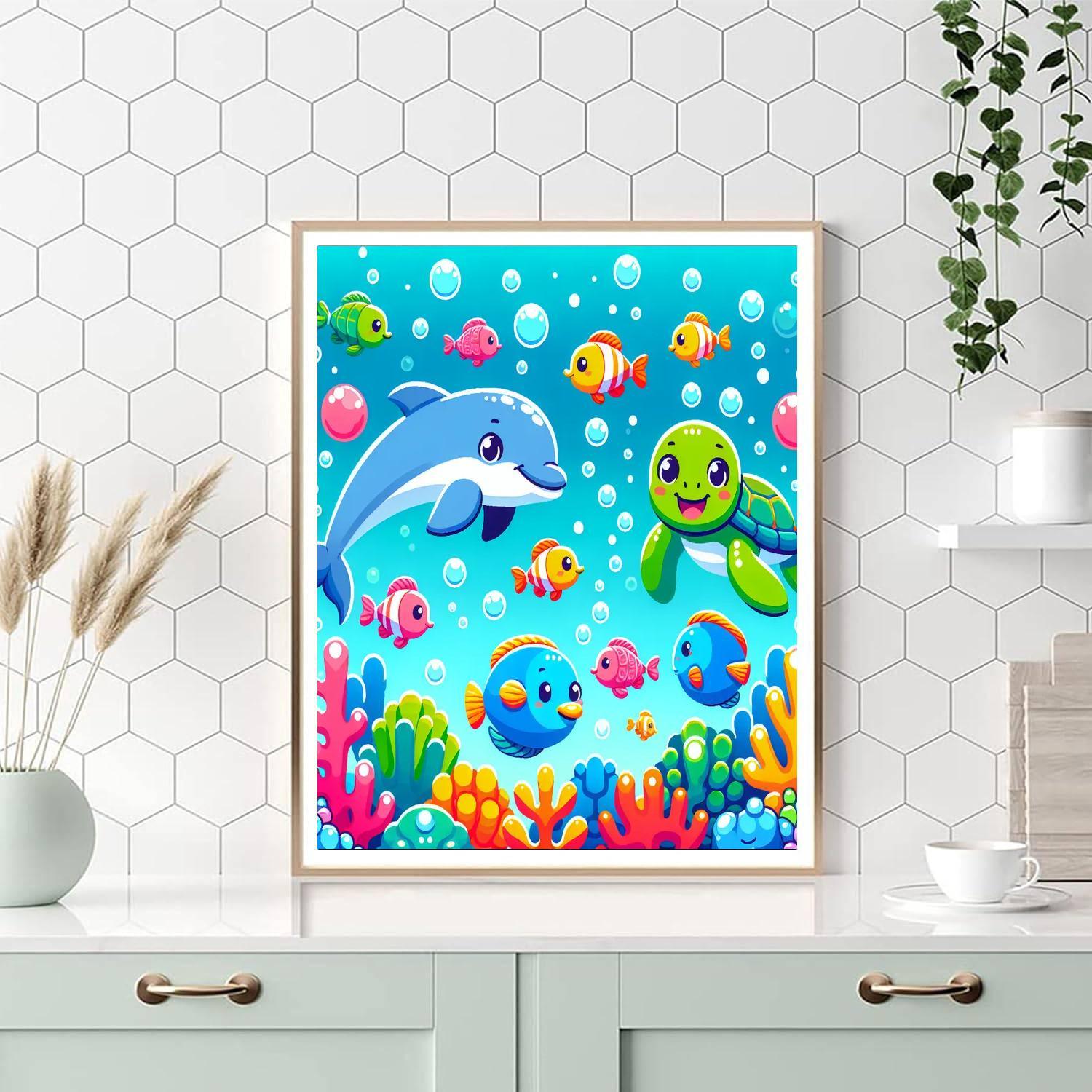 Magical Seaside Paint By Color