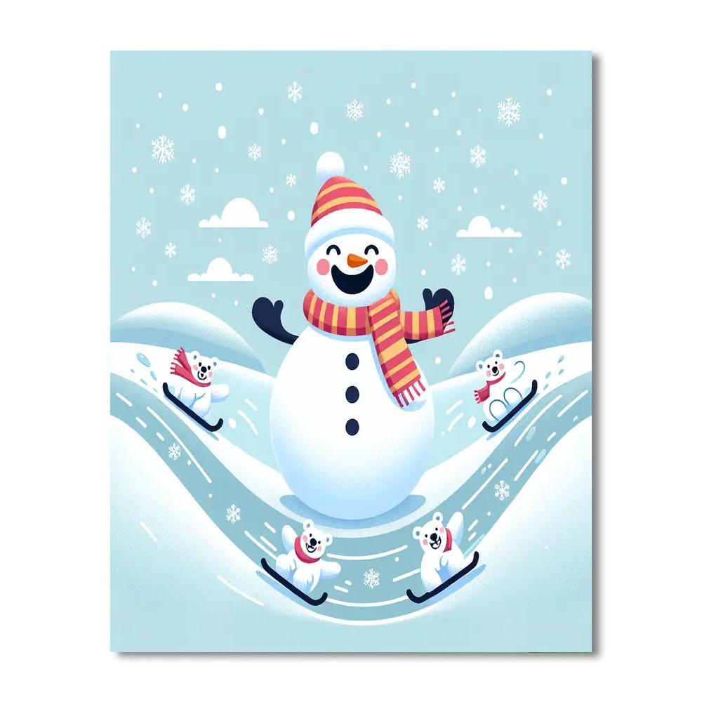 Wonderful Winter Tales Painting Number Kit