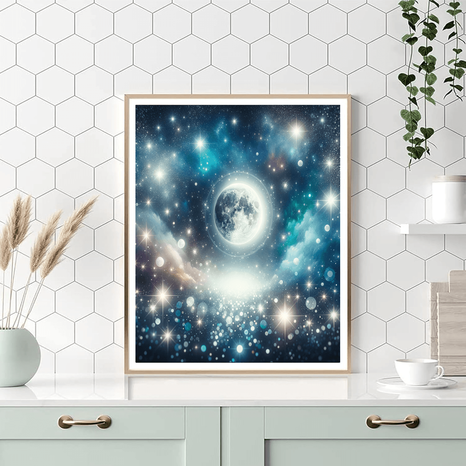 Magical Moon Star Night Paint By Number