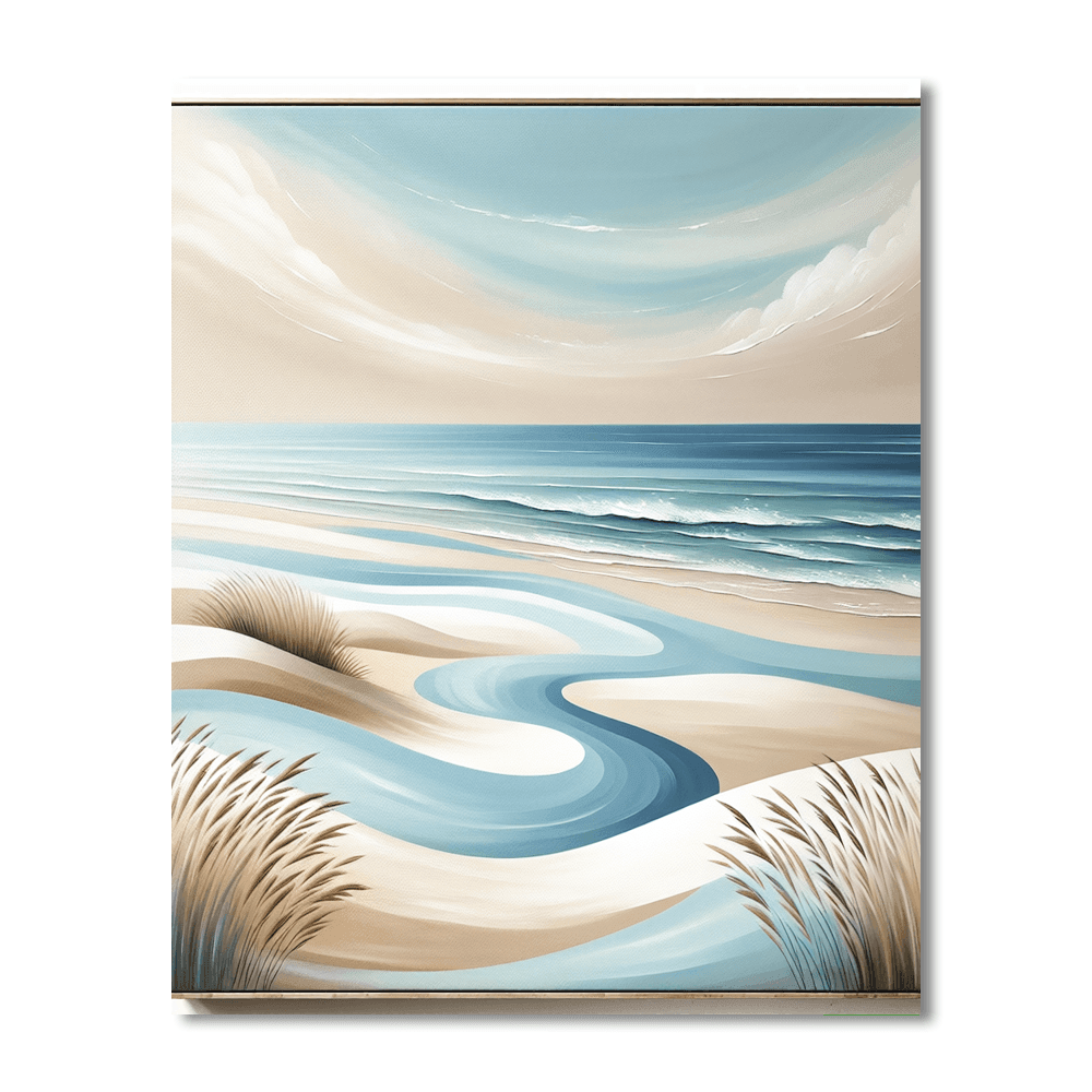 Windswept Dunes Painting Number Kit