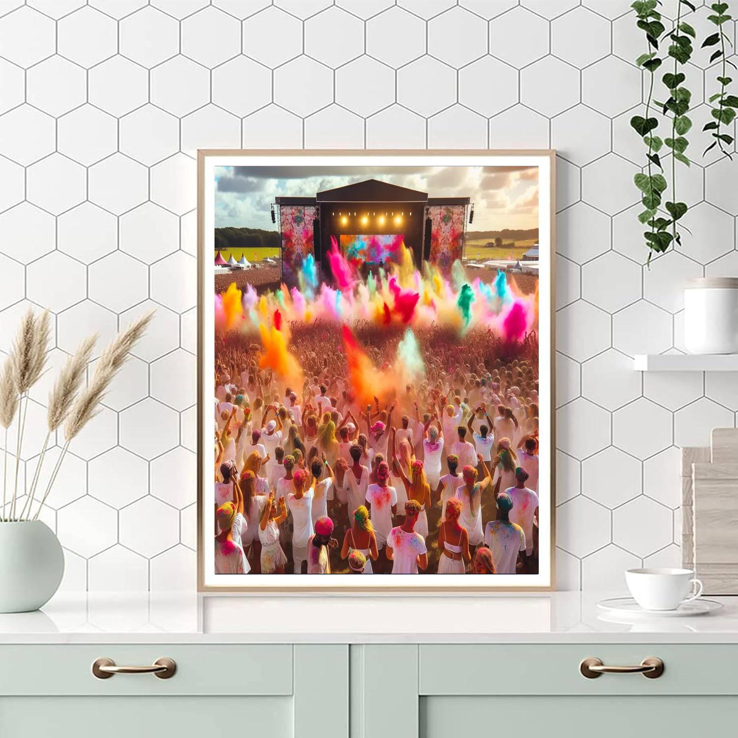 Holi One Festival - South Africa Paint By Numbers