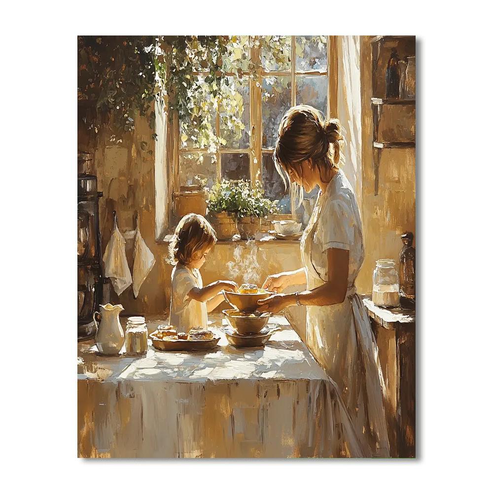 Rays Of Morning Love Number Painting