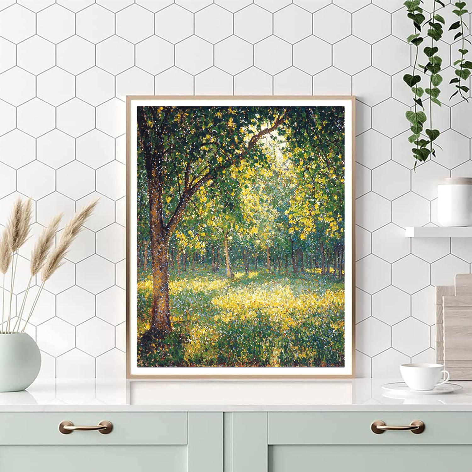 Georges Seurat Inspired Cascading Light Symphony  Painting Number Kit