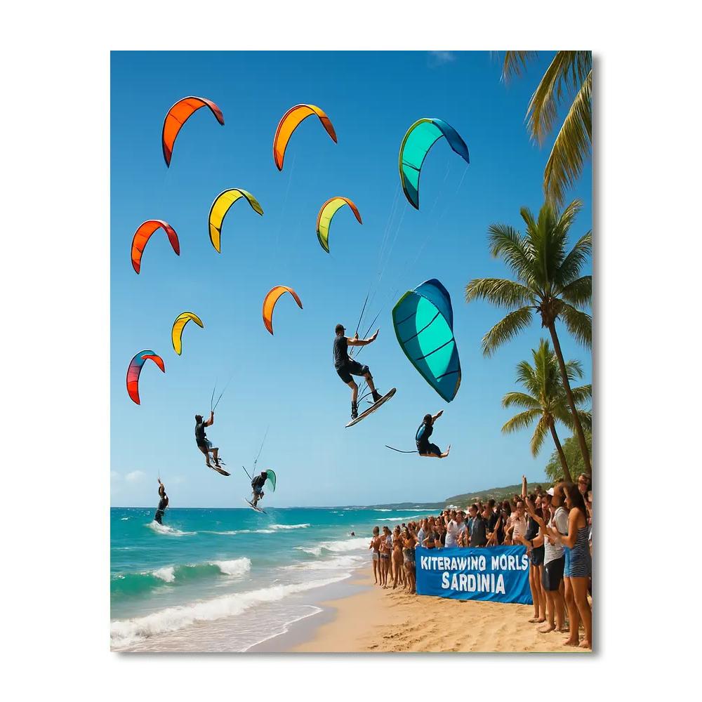 Kitesurfing World Cup - Italy DIY Paint By Numbers