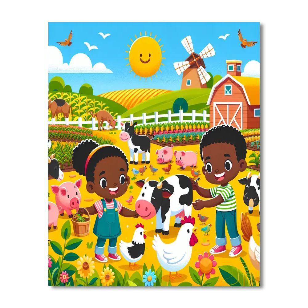 Exciting Farm Adventures Paint By Numbers Kits