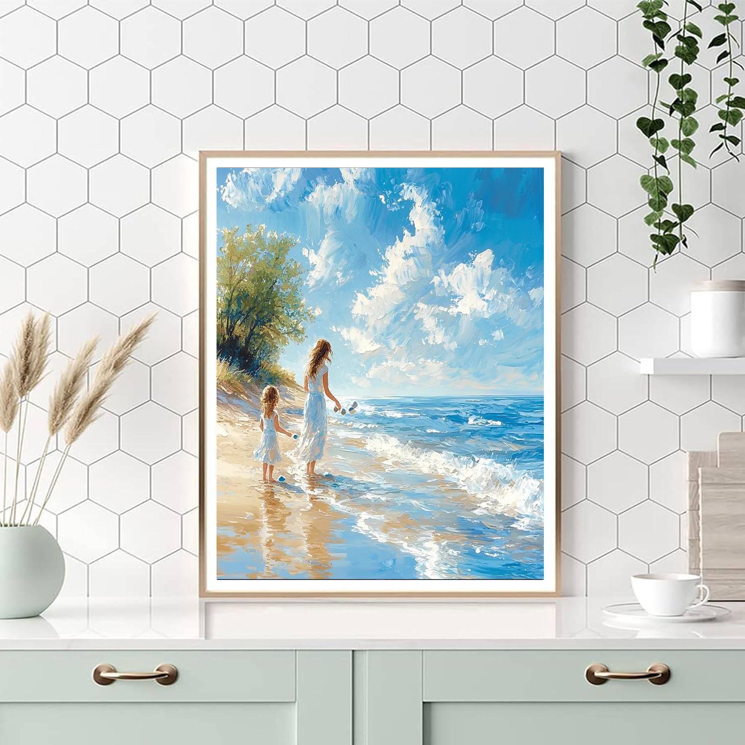 Gentle Rhythms Of The Sea Numbered Painting Kits