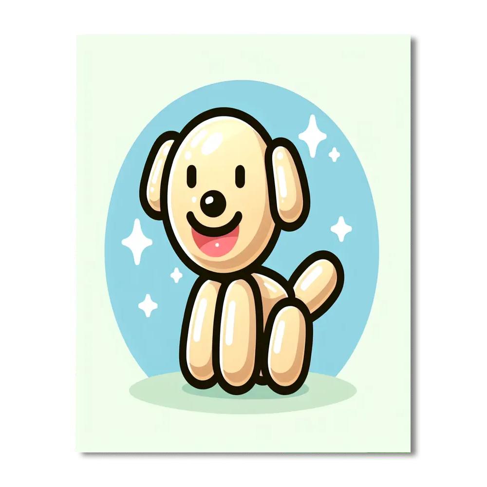 Joyful Balloon Animal Paint By Numbers Kits