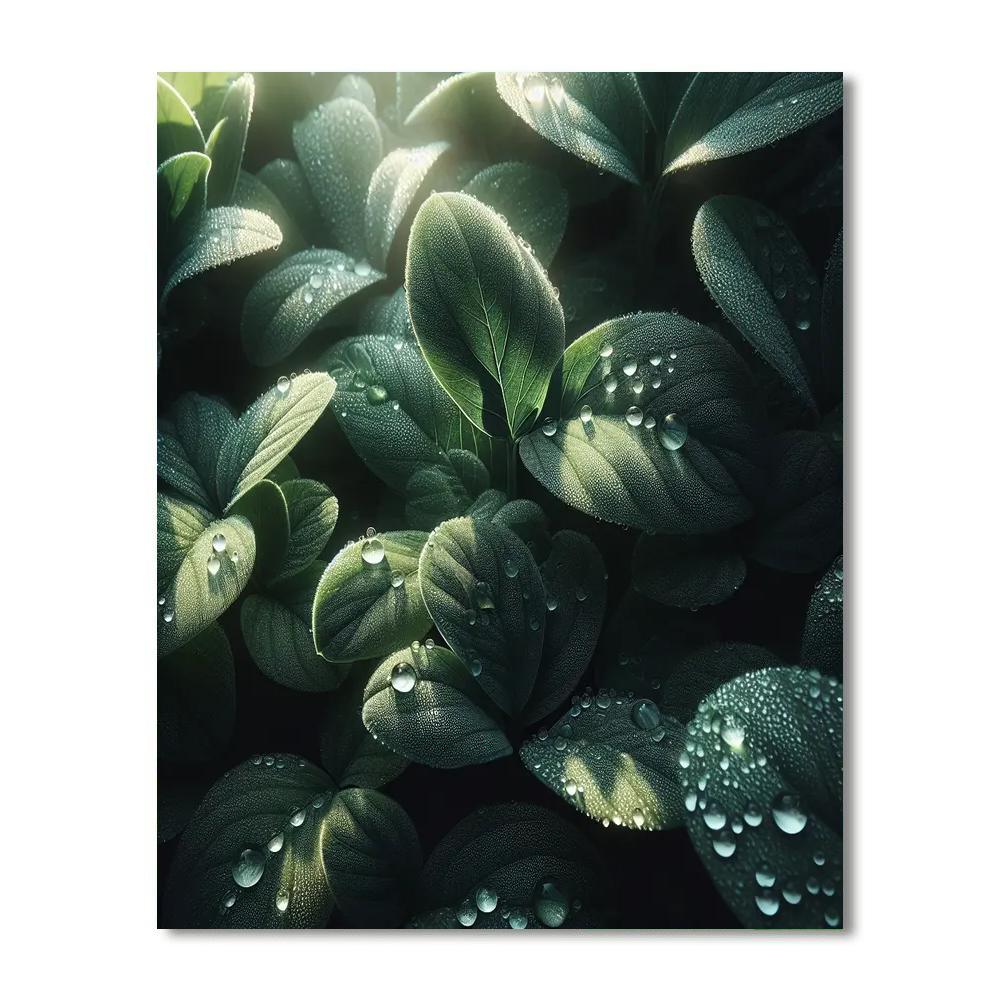 Morning Dewdrops Elegance Paint By Numbers Art