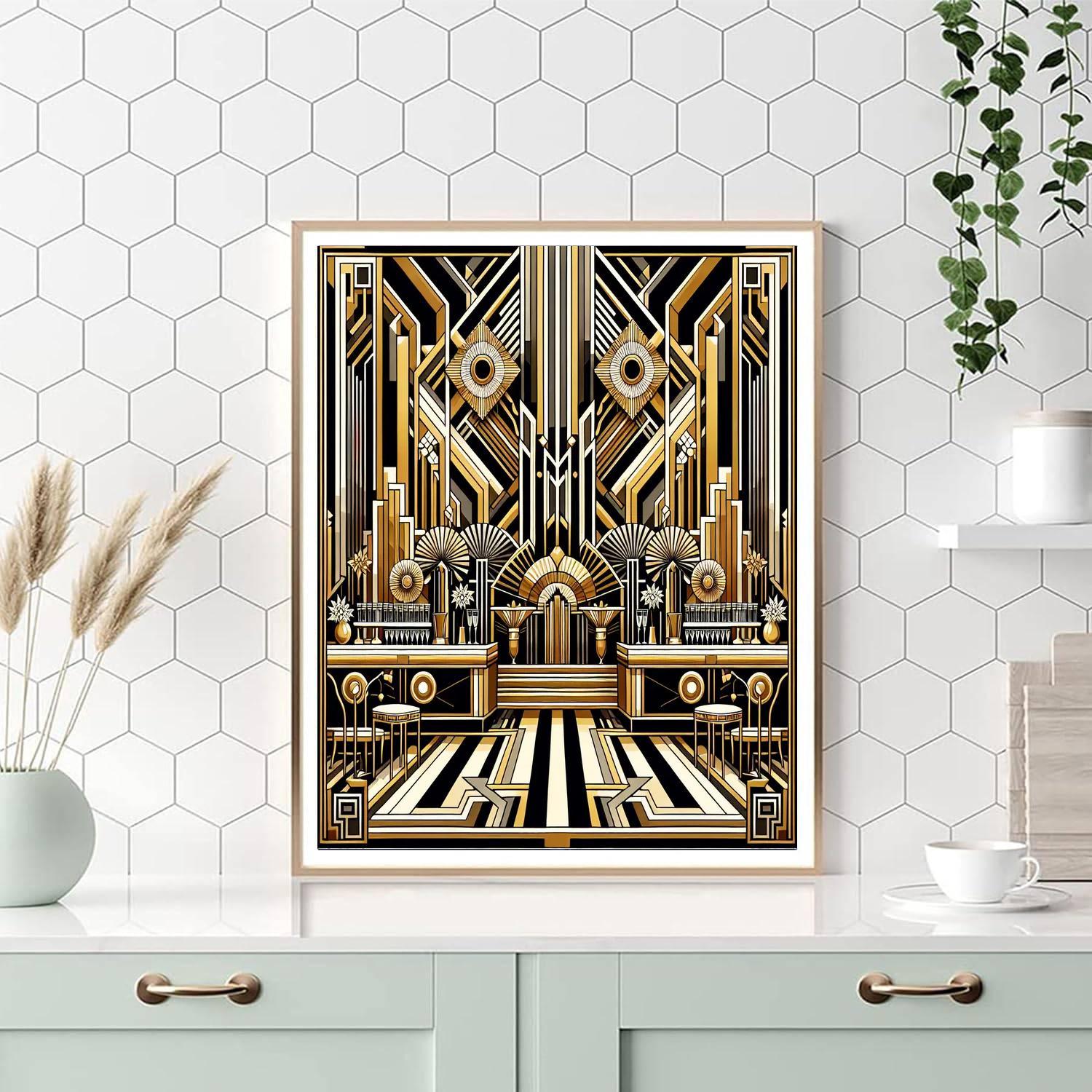 Art Deco Opulence Paint By Number