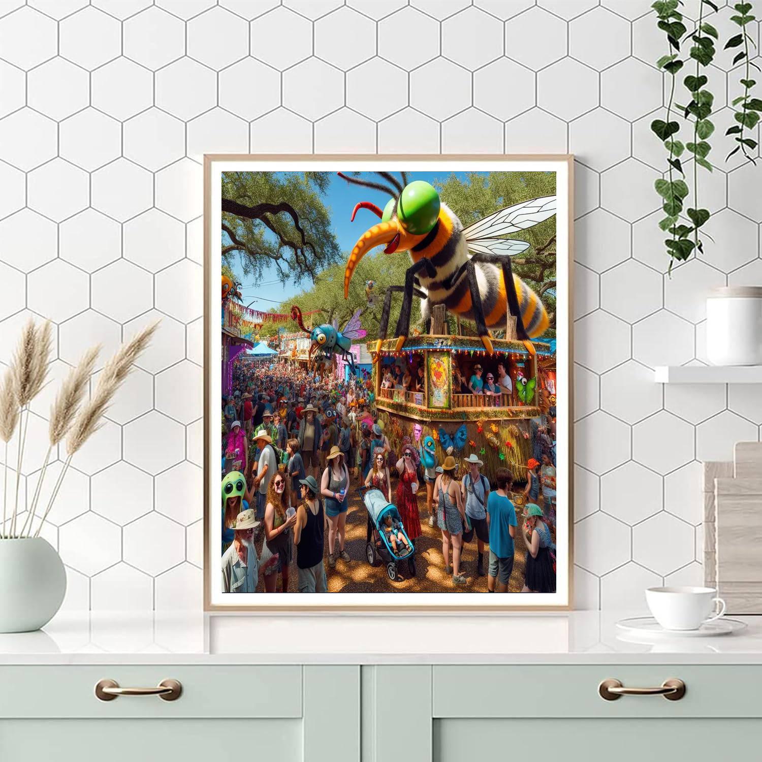 The Great Texas Mosquito Festival Paint By Numbers