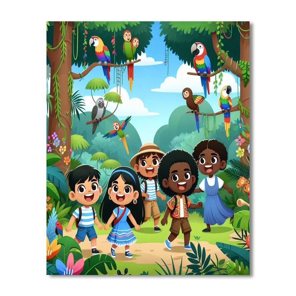 Rainforest Ranger Exploration Paint By Numbers