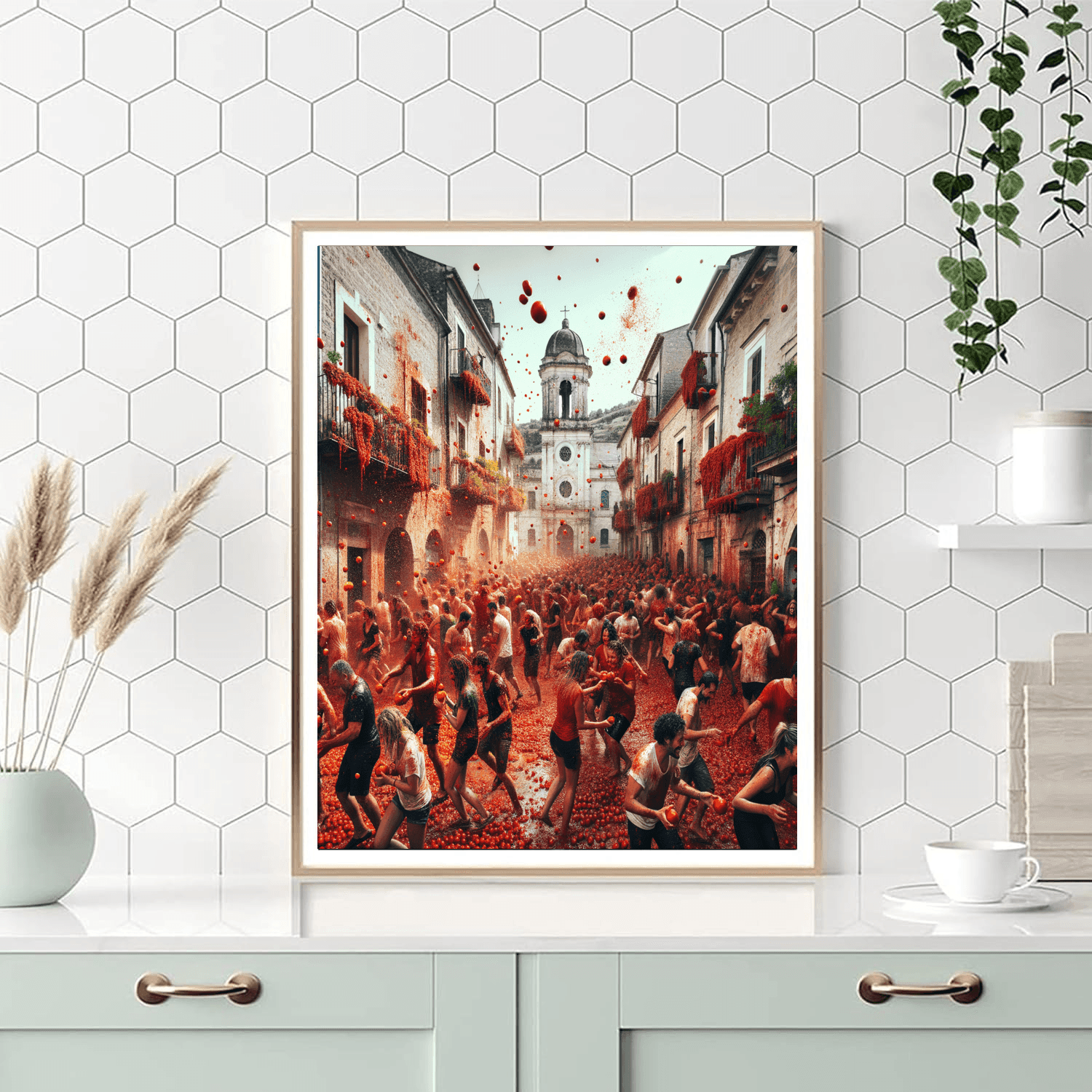 Tomatina Festival - Buñol, Spain Paint By Number