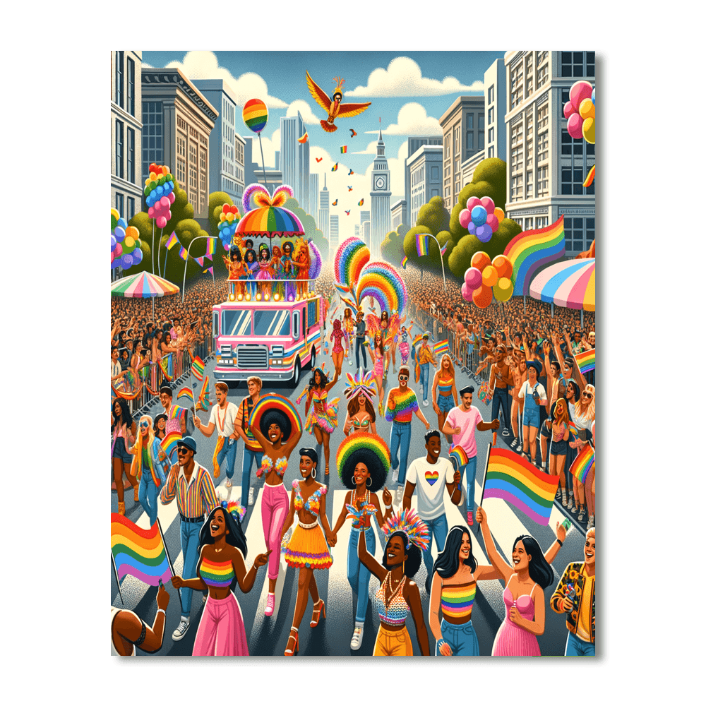 San Francisco Pride - Usa Painting Number Kit