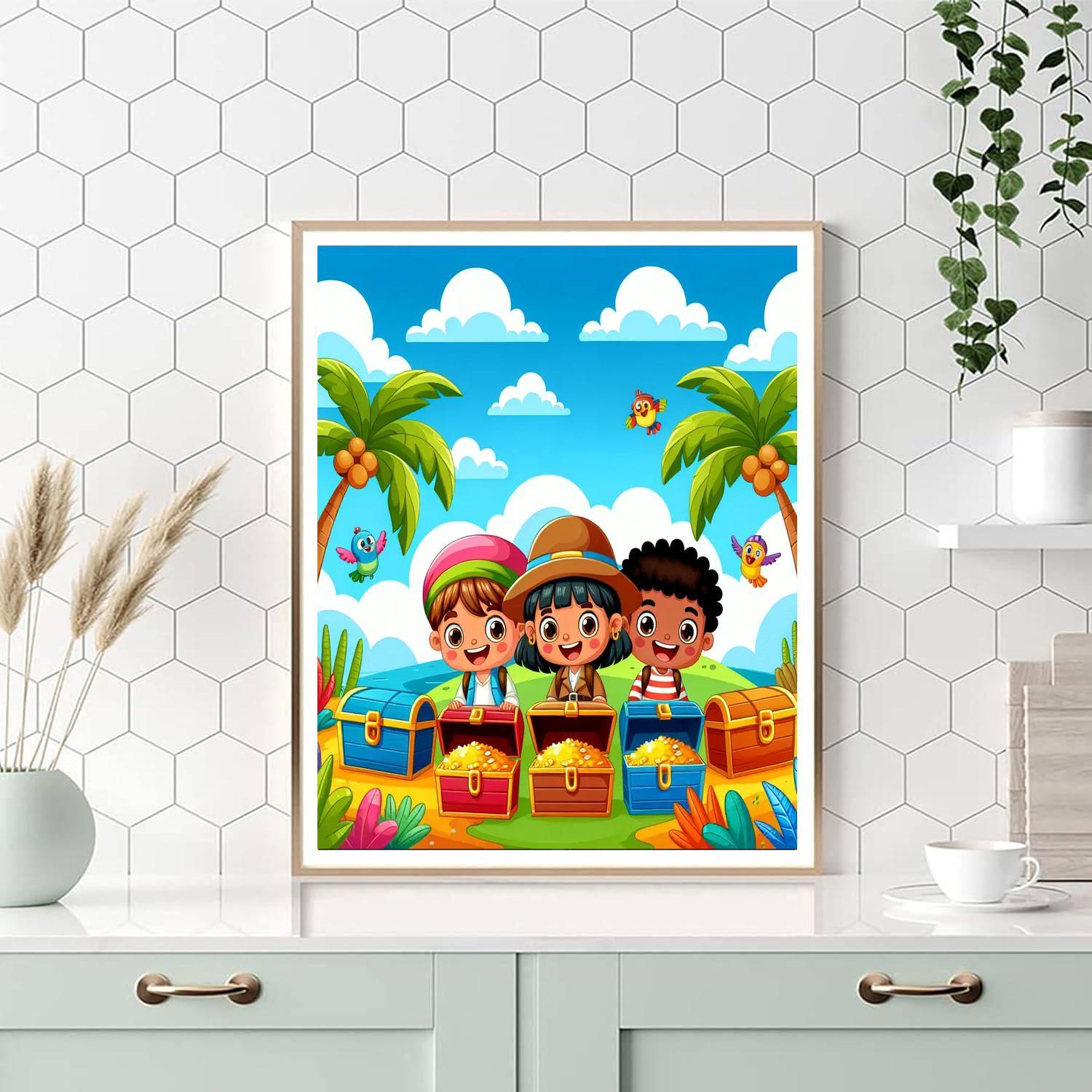 Super Daring Explorers Painting Number Kit