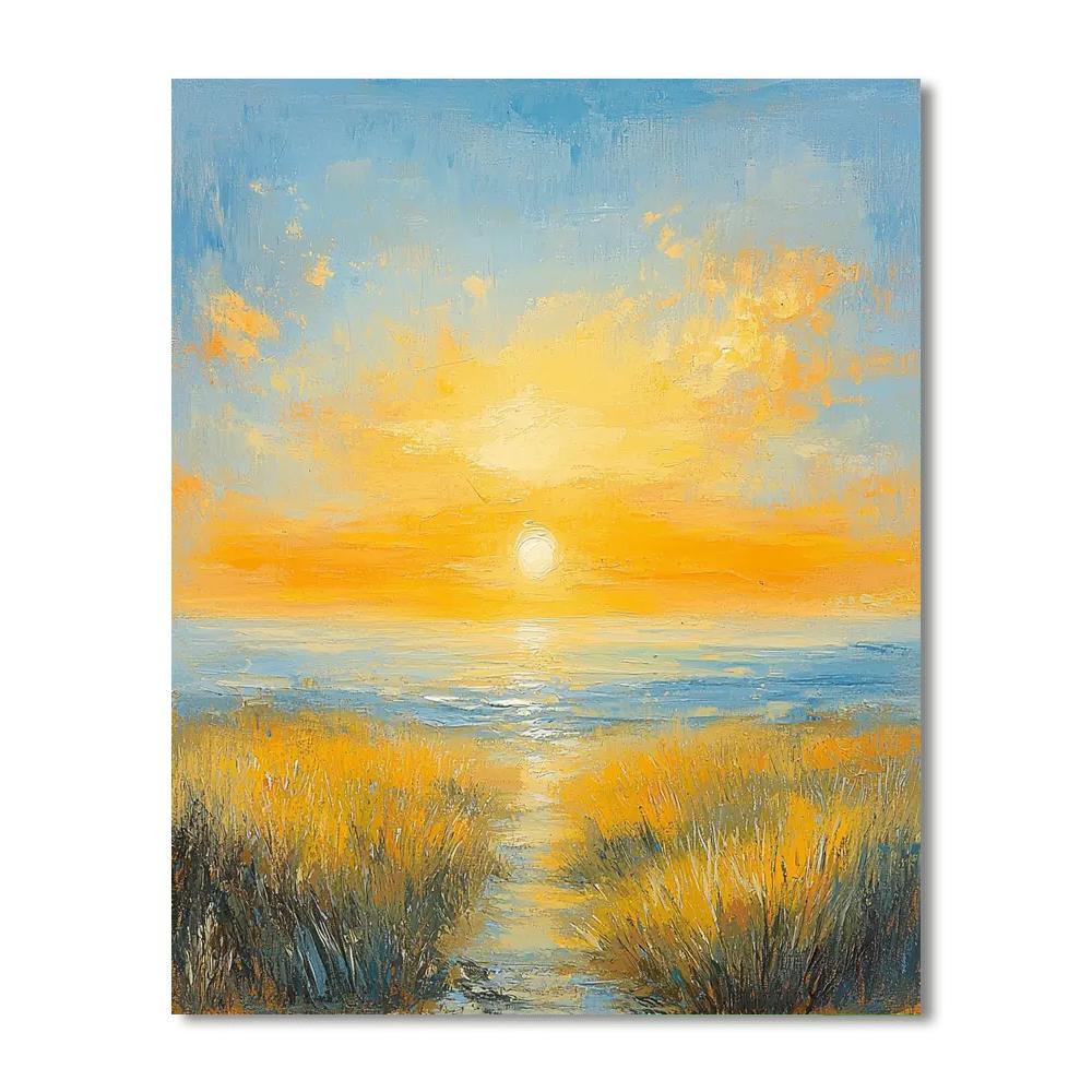 Edgar Degas Inspired Shimmering Horizons  Paint By Numbers Kits