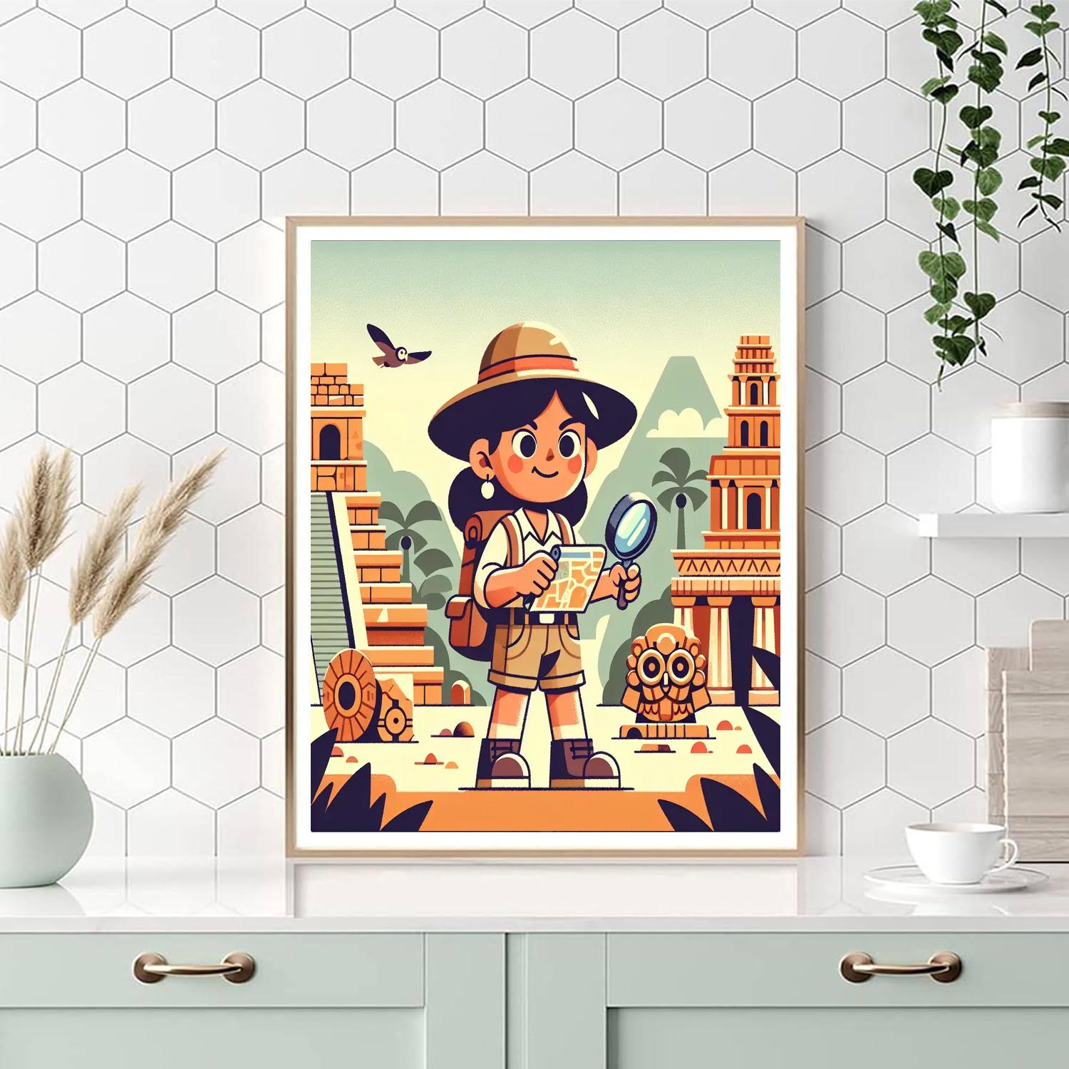 Historic Discovery Expedition Painting Number Kit