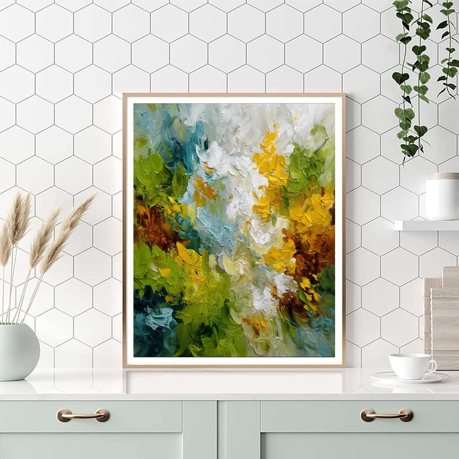 Jackson Pollock Inspired Nature's Whirl  Paint By Number