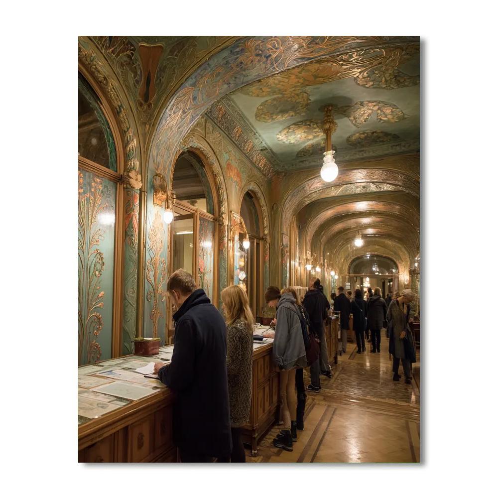 Alesund Art Nouveau Centre DIY Paint By Numbers